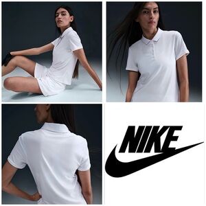 NWT $60 Nike Women XS Victory DRI-FIT Short-Sleeve Golf Polo Classic Active Top